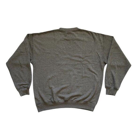 Rolling Stones Sweatshirt Crew Neck Pullover Tongue Logo Grey Size L - Picture 2 of 6